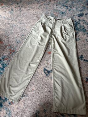 Vans Wide-Leg Chino Pants in Light Olive